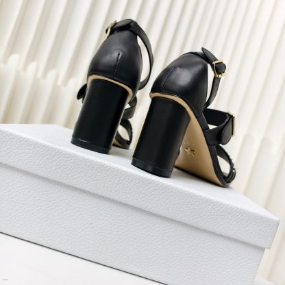 Dior Color-blocked Roman Heels - Image 7