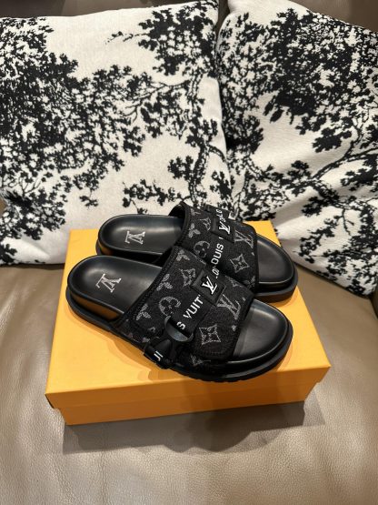 Louis Vuitton Velcro Slippers - Image 7