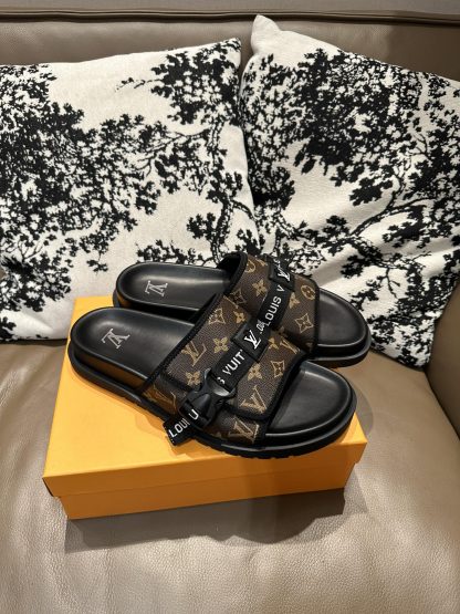Louis Vuitton Velcro Slippers - Image 7