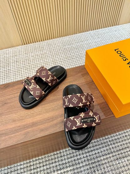 Louis Vuitton classic old pattern slippers - Image 7