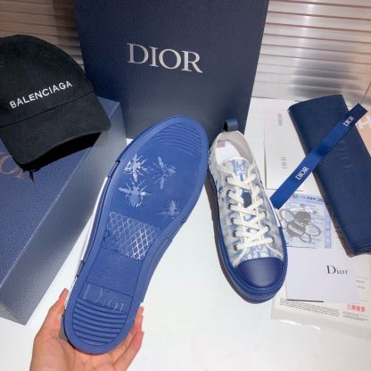 Dior Fashion Print Low-Top Sneakers - Image 8