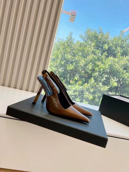 Ysl Lee metallic stiletto high heels - Image 7