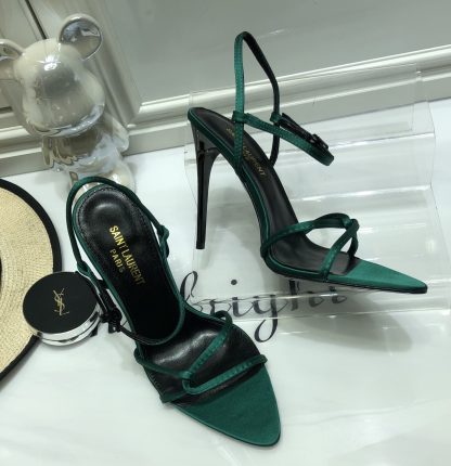Ysl satin strap exquisite high heels - Image 8