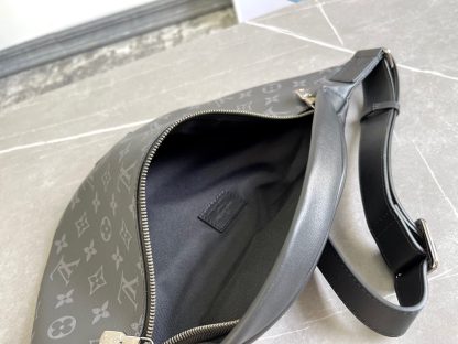 Louis Vuitton Black Flower DISCOVERY Waist Bag Chest Bag - Image 8