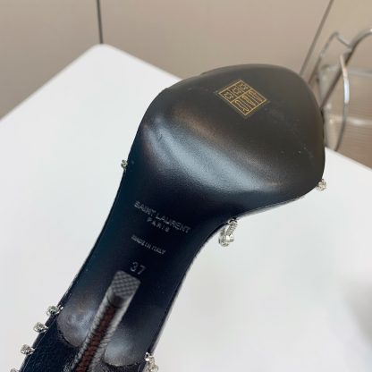 Ysl rhinestone chain high heels - Image 8