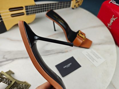 Ysl stiletto heel ysl elegant fashion high heel sandals - Image 6