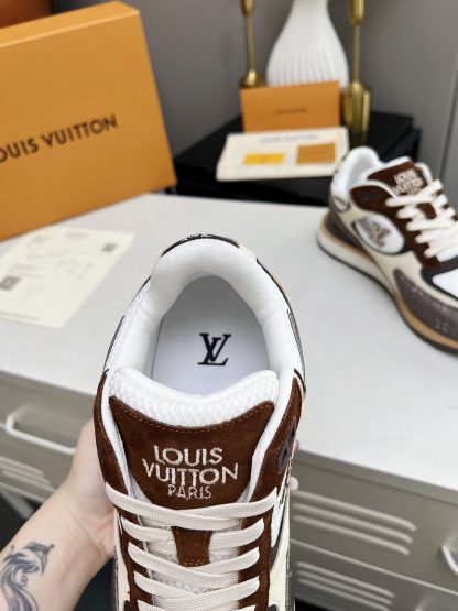 Louis Vuitton breathable diamond mesh sneakers - Image 8