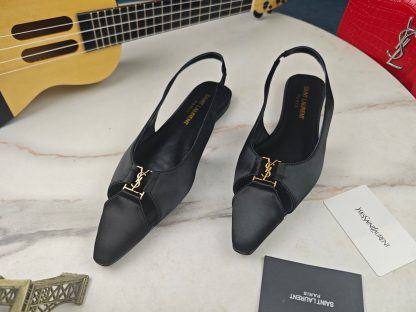 YSL flat-soled YSL logo sandals - Image 7