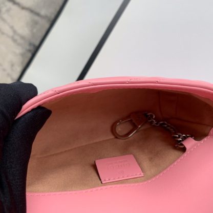 Gucci Marmont series chain pink mini bag - Image 8