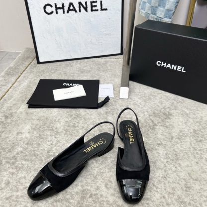 Chanel Spring and Summer Dancing Shoes Series New Black Retro Sandals - Image 8