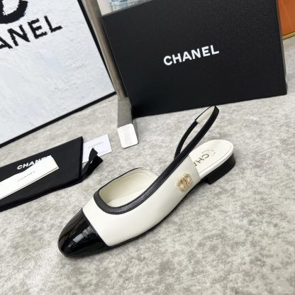 Chanel Spring and Summer Dancing Shoes Series New White Retro Sandals - Image 8
