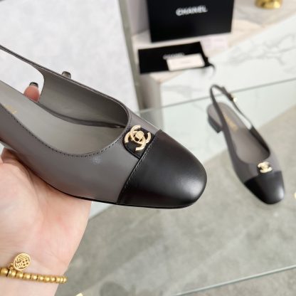 Chanel gray early spring dance shoes series new products like small round head slim sandals - Image 8