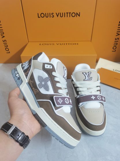 Louis Vuitton Couple's Trainer Sneakers - Image 8