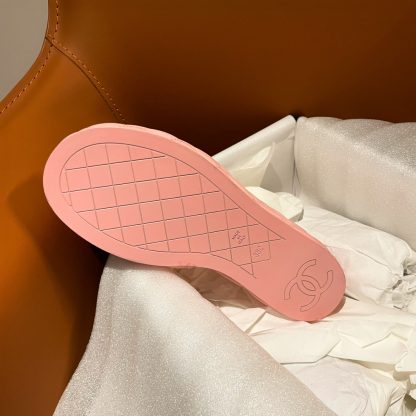 Chanel new style high heel pink sandals, heel height 7.5cm - Image 8