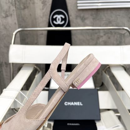Chanel Fashion Classic Mixed Lambskin Light Pink Flat Sandals - Image 8
