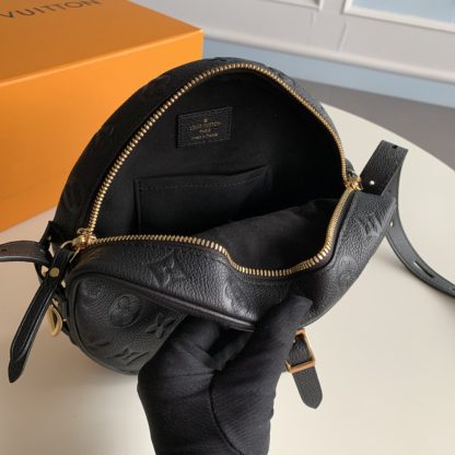 Louis Vuitton 52294 full leather embossed tag round box bag - Image 8