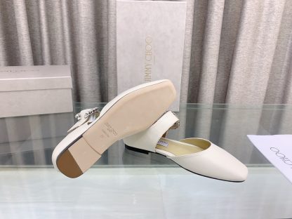 Jimmy Choo New Mary Jane Hollow Shoes Flats - Image 8