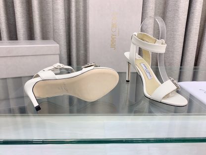 Jimmy Choo Elegant C-buckle rhinestone high heels - Image 8