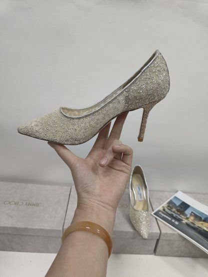 Jimmy Choo mesh stylish exquisite high heels - Image 8