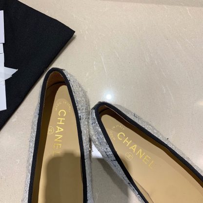 Chanel fashion items black and white elegant and exquisite ballet shoes - Image 8