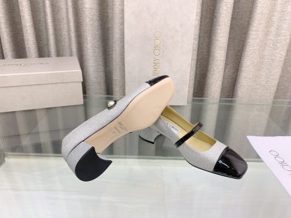 Jimmy Choo New Mary Jane Block Heel Pumps - Image 8