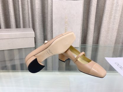 Jimmy Choo New Mary Jane Block Heel Pumps - Image 6
