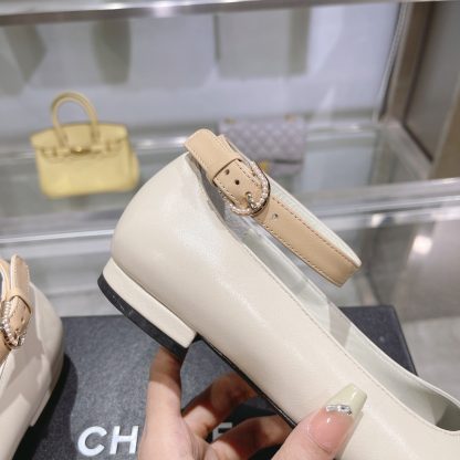 Chanel Comfortable Classic Black and White Mary Jane Shoes - Image 8