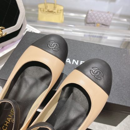 Chanel Comfort Classic Almond Black with Mary Jane Shoes - Image 8