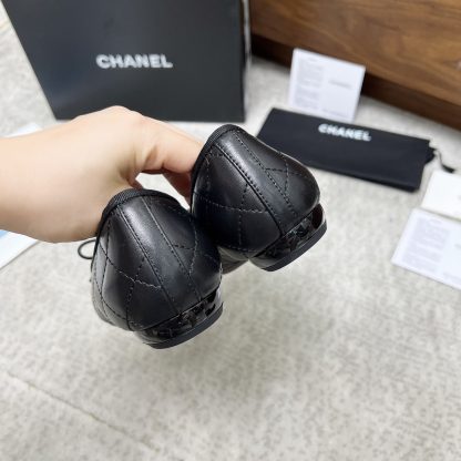 Chanel Spring and Summer Dancing Shoes Series Small Round Toe Slimming Flat Shoes - Image 8