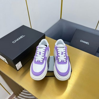 Chanel purple casual versatile sneakers - Image 8