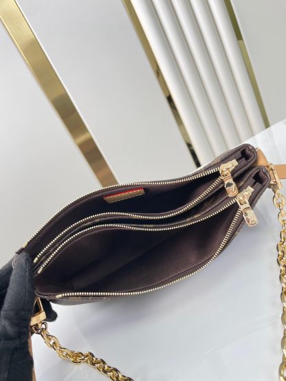 Louis Vuitton LIV POCHETTE monogram chain messenger bag - Image 8