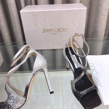 Jimmy Choo New Rhinestone High Heels - Image 8