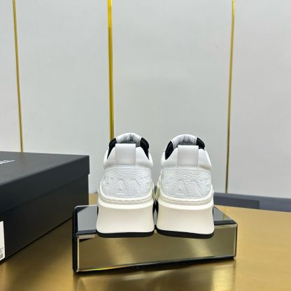 Chanel white with black laces and lining casual versatile sneakers - Image 8