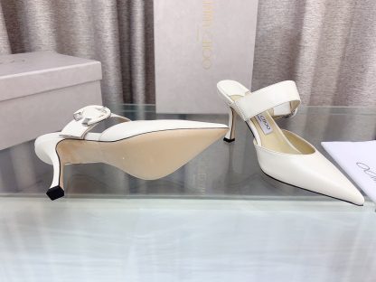 Jimmy Choo stylish C-shaped buckle high-heeled sandals - Image 8