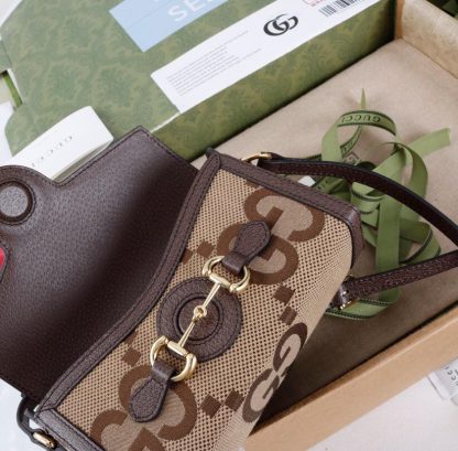Gucci canvas fashion printed crossbody bag - Image 8
