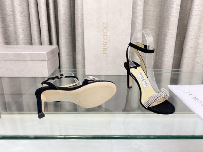 Jimmy Choo rhinestone ankle strap high heels - Image 8