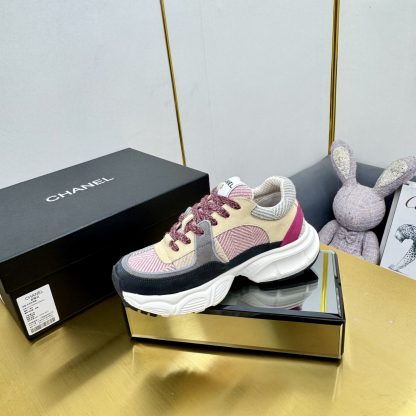 Chanel men's and women's couple's shoes in various colors mixed and matched casual dad shoes - Image 8