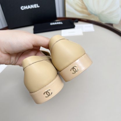 Chanel Spring/Summer Dancing Shoes Collection Apricot Retro Loafers - Image 8