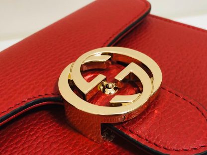Gucci Vintage Red Chain Bag - Image 8