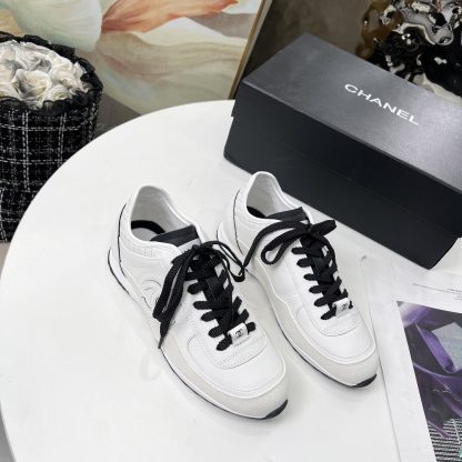 Chanel Spring and Autumn Super Durable White Casual Shoes - Image 8