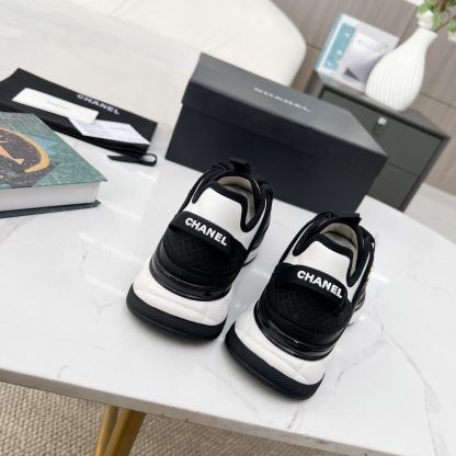 Chanel Spring and Autumn Super Durable Black and White Casual Shoes - Image 8