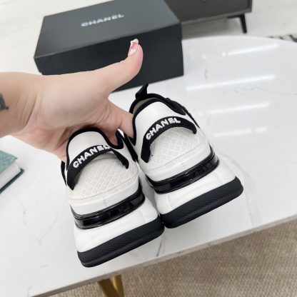 Chanel Spring and Autumn Super Durable White and Black Casual Shoes - Image 8