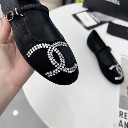 Chanel Spring/Summer Dance Shoes Collection Black Hot Brick Loafers - Image 8