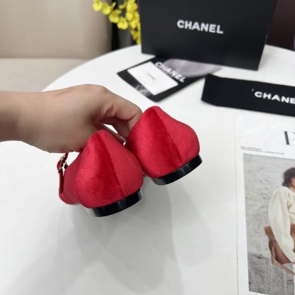 Chanel Spring/Summer Dance Shoes Collection Red Hot Brick Loafers - Image 7