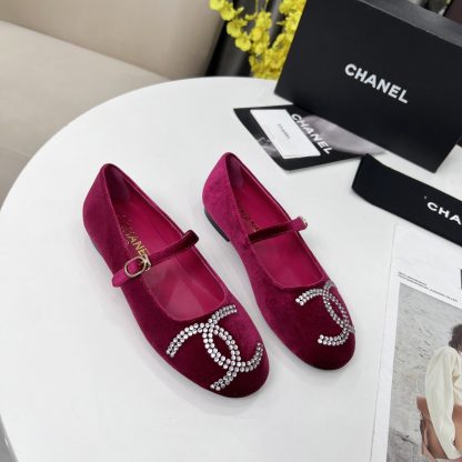 Chanel Spring/Summer Dance Shoes Collection Pink Hot Brick Loafers - Image 8