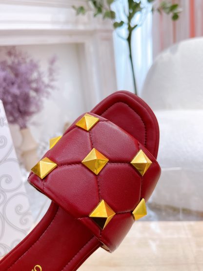 VALENTINO hot rivet element luxury slippers - Image 7