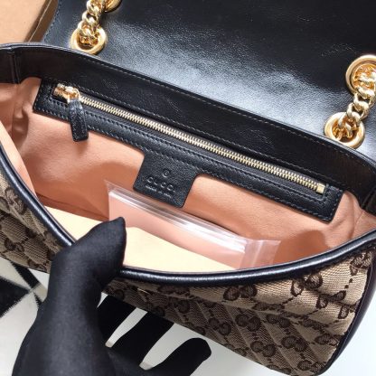 Gucci classic GG canvas delicate chain shoulder bag - Image 8