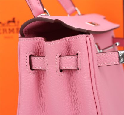 Hermès Sakura Pink Practical Handbag Size 28cm 25cm - Image 8