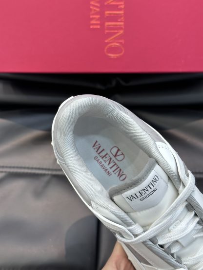 VALENTINO Elegant Low-Top Calfskin Sneakers - Image 7