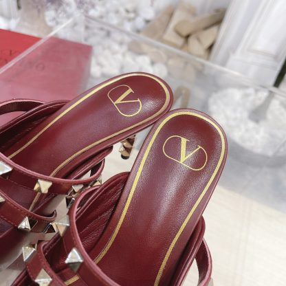 VALENTINO pointed toe studded element fashionable sandals high heels - Image 8
